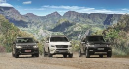 Champions League: ML 350 BlueTec against BMW X5 and Range Rover Sport