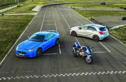 Fast feet: A 45 AMG vs HP4 and XKR-S