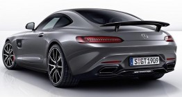 First glimpse: Mercedes-AMG GT Edition 1 prepared for 2014 Paris Motorshow