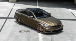 Standing out in the crowd: matte gold CLS 63 AMG