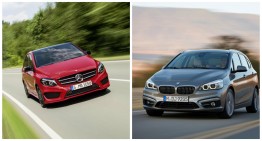 The Mercedes B-Class facelift vs the BMW 2 Series Active Tourer