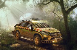 The Mercedes That Fights the Dinosaurs