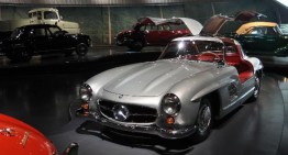 First car ever to feature an airbag at the Mercedes-Benz Museum