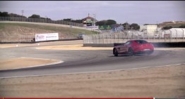 Chris Harris drove the Mercedes AMG GT S at Laguna Seca