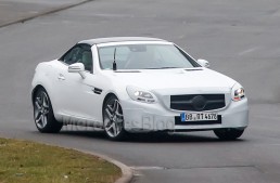 First shots of the Mercedes-Benz SLK 2016 facelift