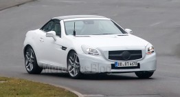 First shots of the Mercedes-Benz SLK 2016 facelift