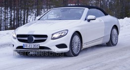 Latest spyshots of the future Mercedes-Benz S-Class Cabrio