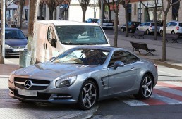 Shakira parks her Mercedes “Whenever, Wherever….”