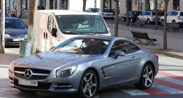 Shakira parks her Mercedes “Whenever, Wherever….”