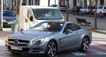 Shakira parks her Mercedes “Whenever, Wherever….”