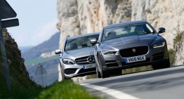 New faces in the mid-size segment: Jaguar XE versus C-Class