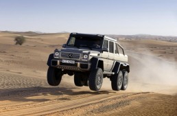 Not quite a ballerina – G 63 AMG 6×6 on a beach escape