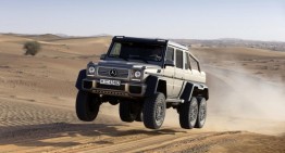 Not quite a ballerina – G 63 AMG 6×6 on a beach escape