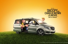 Beagle on board – the V-Class makes its big-screen debut in 3D animation