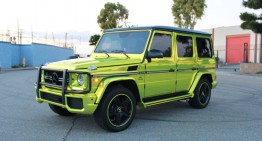 The Mercedes G63 AMG goes green