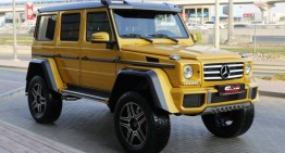 First Mercedes-Benz G500 4×4² arrives in Dubai