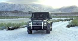 From sea to ski in a Mercedes-AMG G65