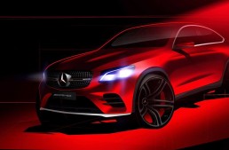 Coming soon! The Mercedes-Benz GLC Coupe teased again