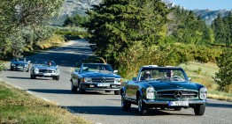 Light years away from noise – Driving a classic Mercedes-Benz SL in Provence