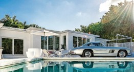 A Mercedes-Benz 300 SL gullwing in the master bedroom and a family obsessed with cars