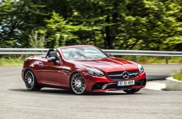 First test with the Mercedes-AMG SLC 43: Downsize succeeded