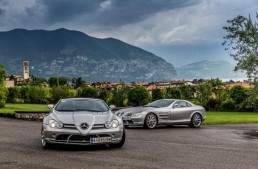 Donald Trump drives an Mercedes-Benz SLR McLaren