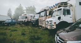 Birthday boy Unimog throws a pajama party in the wild