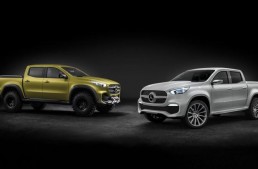 Here is the Mercedes X-Class, the luxury utility vehicle for farmers cultivating panda gold-plated fuzz buds