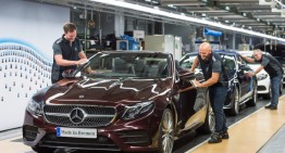 Mercedes-Benz Bremen plant starts production of the new E-Class Cabriolet