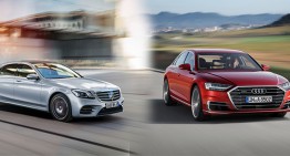 The new Audi A8 vs Mercedes S-Class facelift