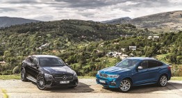 Comparison test Mercedes-AMG GLC 43 vs BMW X4 M40i