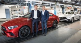 The production of the new Mercedes-Benz CLS started in Sindelfingen