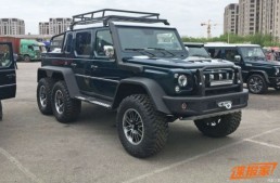 Copycat. China’s BAIC build their own Mercedes-AMG G63 6×6