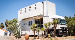 Hotel Actros? This is the Mercedes-Benz Actros truck that became a 2-story hotel