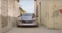 Mercedes-Benz Concept EQA on the road across Sicily