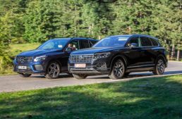 Comparative test: Mercedes GLE 350 d 4Matic vs VW Touareg