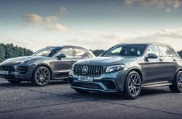 Mercedes-AMG GLC 63 S and Porsche Macan PP face to face in drag race