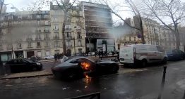 Mercedes-AMG GT destroyed in protests in Paris. How is the car guilty?