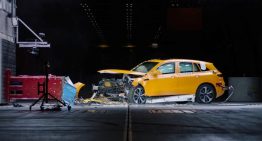 The new Mercedes-Benz EQC undergoes safety tests