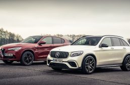 Mercedes-AMG GLC 63 S vs Alfa Romeo Stelvio Q4 – The drag race of the family SUVs