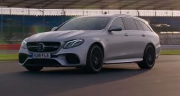 This is how it’s done! Lewis Hamilton, demonstration of force, in a Mercedes-AMG E63 S Estate