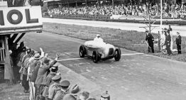 Mercedes-Benz SSKL Avus racing car, ready for the spotlight at the Goodwood Festival of Speed