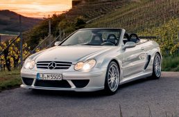 Very rare Mercedes CLK DTM AMG Cabrio for sale at a price of 324,900 euro