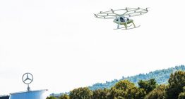 First urban flight of Volocopter takes place at the Mercedes-Benz Museum