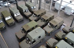 An army of G-Class. Lorinser sells over 30 such military vehicles