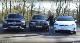 First comparison test Mercedes-Benz GLS vs BMW X7 and Tesla Model X