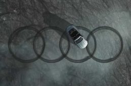 Compliments from the rival. Mercedes-AMG does donuts and draws the Audi rings