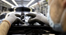 Restart. Mercedes-Benz is slowly returning to normal resuming production