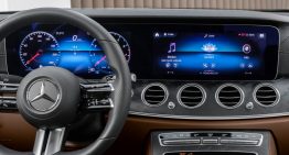 The interior of the future Mercedes-Benz E-Class Coupe and Cabriolet shown ahead of the official reveal