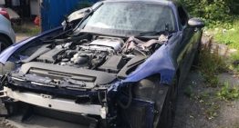 Driver returning from holiday found his Mercedes-AMG GT dismantled